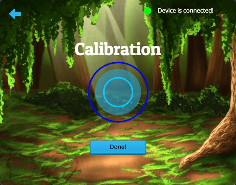 Calibration screen